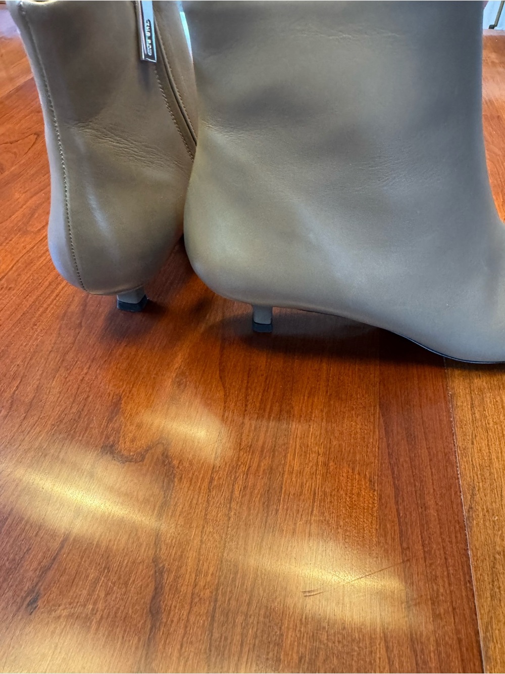 THE ROW Gray Ankle Boot - Picture 5 of 7